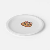 kawaii pompoen Classic T-Shirt Papieren Bordje (Gekanteld)