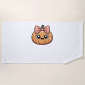 kawaii pompoen Classic T-Shirt Strandlaken (Voorkant)