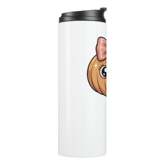 kawaii pompoen Classic T-Shirt Thermosbeker (Gedraaid links)