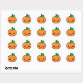 Kawaii Pompoen Halloween Sticker (Vel)