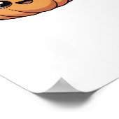 kawaii pompoen Oversized T-Shirt Poster (Hoek)