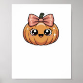 kawaii pompoen Oversized T-Shirt Poster (Voorkant)