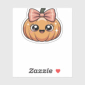 kawaii pompoen Oversized T-Shirt Sticker (Vel)