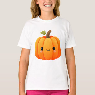 Kawaii Pompoensnijden – Mooie Halloween Kinderen T-shirt