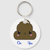 kawaii poo sleutelhanger (Voorkant)