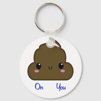 kawaii poo sleutelhanger