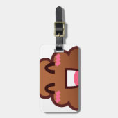 kawaii poop emojis bagagelabel (Voorkant verticaal)