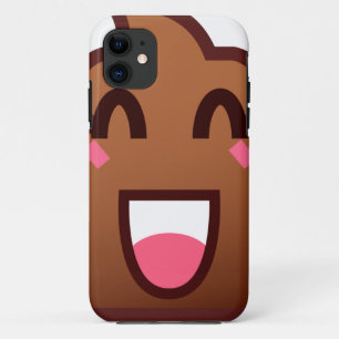 kawaii poop emojis iPhone 11 hoesje