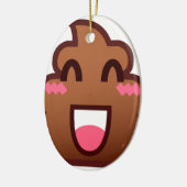 kawaii poop emojis keramisch ornament (Links)