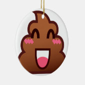 kawaii poop emojis keramisch ornament (Rechts)
