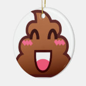 kawaii poop emojis keramisch ornament (Links)