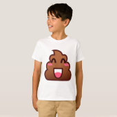 kawaii poop emojis t-shirt (Voorkant volledig)