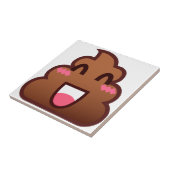 kawaii poop emojis tegeltje (Zijkant)