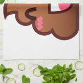 kawaii poop emojis theedoek (Gevouwen)