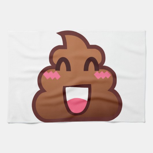 kawaii poop emojis theedoek (Horizontaal)