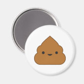 Kawaii Poop Koelkast Magnet (Voorkant / Achterkant)
