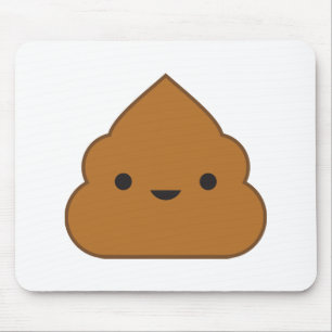Kawaii Poop Mousepad Muismat
