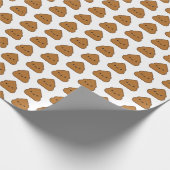 Kawaii Poop Pattern Cadeaupapier (Hoek)