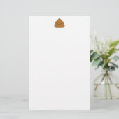 Kawaii Poop Stationery Briefpapier (Staand voorkant)