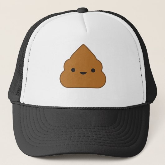 Kawaii Poop Trucker Hat Trucker Pet (Voorkant)