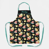 Kawaii Popsicle Watermelon Pineapple Design Schort (Voorkant)