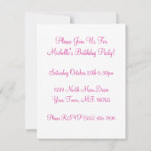  Kawaii-populaties Birthday Party Kaart (Achterkant)