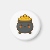 Kawaii Pot of Gold Magneet (Voorkant)