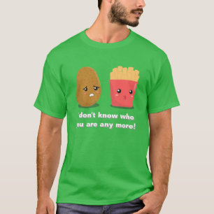 Kawaii Potato en French Fries T-shirt