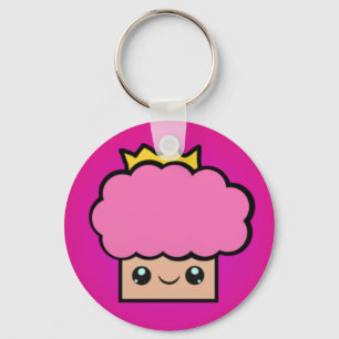 Kawaii Princess Cupcake Sleutelhanger