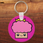 Kawaii Princess Cupcake Sleutelhanger (Voorkant)