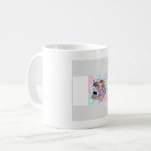 Kawaii Programmeur Meisje Mok | CODE IS LIEFDE | S (Voorkant links)