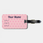 Kawaii Pug Bagagelabel (Achterkant horizontaal)