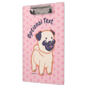 Kawaii Pug Klembord (Links)