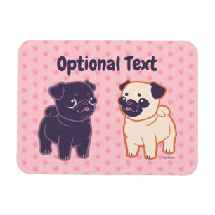 Kawaii Pug Magneet