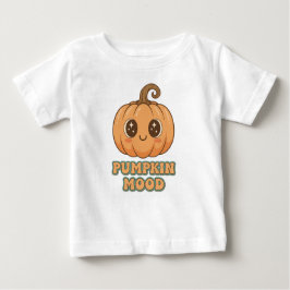 Kawaii Pumpkin Mood Baby T-shirt