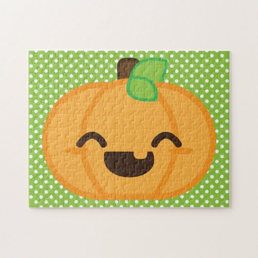 Kawaii Pumpkin Puzzle Legpuzzel (Horizontaal)