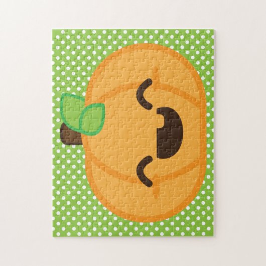 Kawaii Pumpkin Puzzle Legpuzzel (Verticaal)