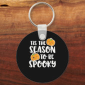 Kawaii Pumpkin Tis The Season Spooky Sleutelhanger (Voorkant)