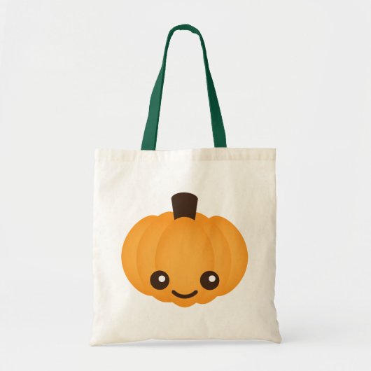 Kawaii Pumpkin Tote Bag (Voorkant)