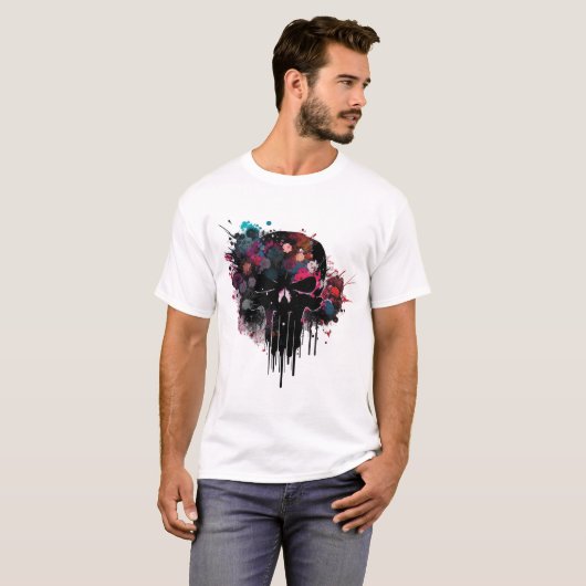 Kawaii Puniskull T-shirt (Voorkant volledig)
