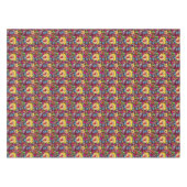 Kawaii Punk Party Doodles Personalized Tafelkleed (Voorkant (Horizontaal))