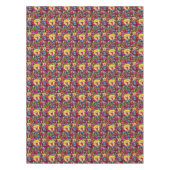 Kawaii Punk Party Doodles Personalized Tafelkleed (Voorkant)