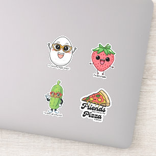 Kawaii Quartet Delights Schattig Karakter sticker