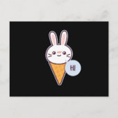 Kawaii Rabbit Briefkaart (Voorkant)