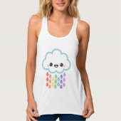 Kawaii Rain Cloud Tanktop (Voorkant)