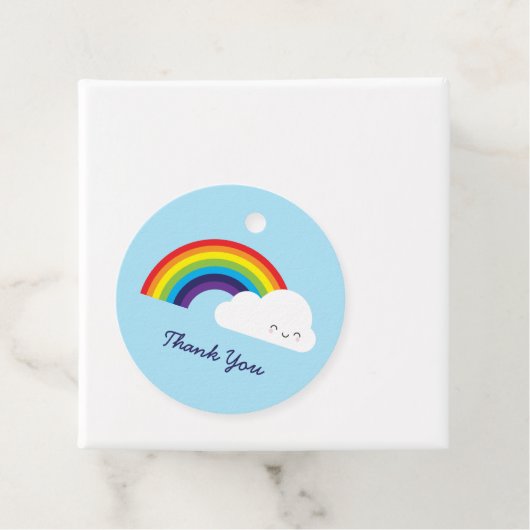 Kawaii Rainbow Bedankjes Labels (In situ)