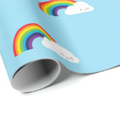 Kawaii Rainbow Cadeaupapier (Rol Hoek)