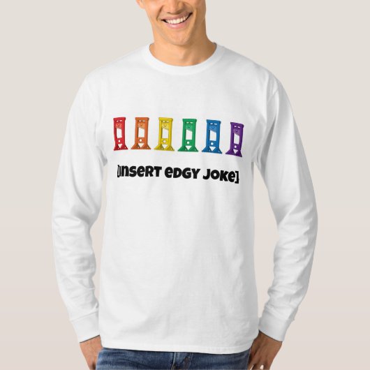 Kawaii Rainbow Guillotine shirt met lange mouwen (Voorkant)