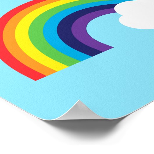Kawaii Rainbow Poster (Hoek)