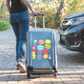 Kawaii Rainbow stacked Macarons Sticker (Koffer Insitu)